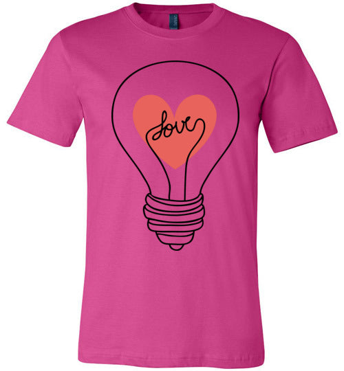 Love Lightbulb Adult & Youth T-Shirt