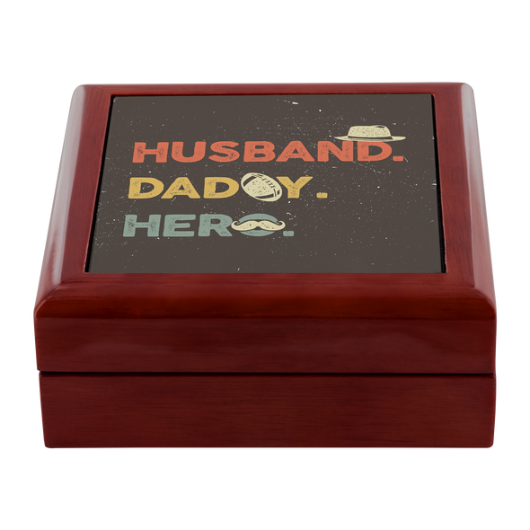 Husband Daddy Hero Jewelry Box