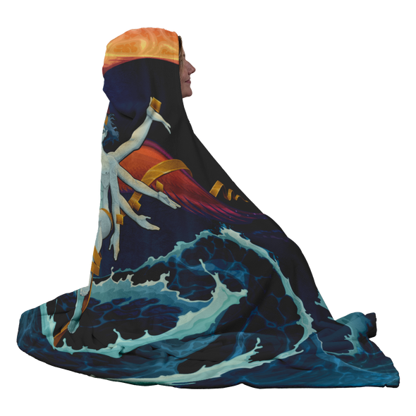 Mind Over Chaos Hooded Blanket