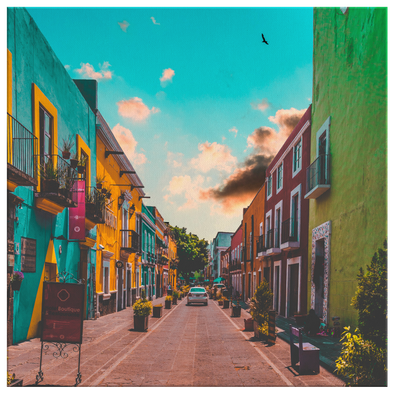 The Beautiful Colors of Mexico Canvas Wall Wart