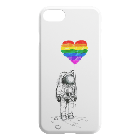 Astronaut and Pride iPhone Case
