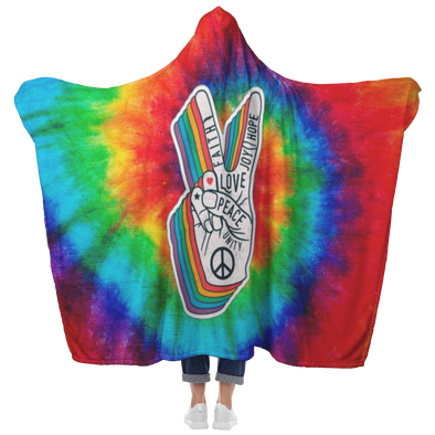 Peace, Love, Unity Fleece Blanket