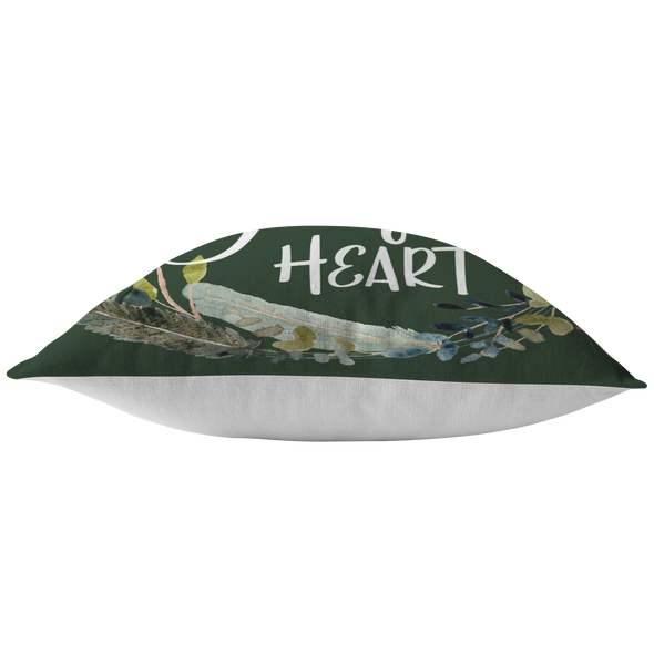 Grateful Heart Throw Pillow