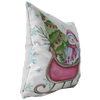 Sweet and Colorful Christmas Throw Pillow