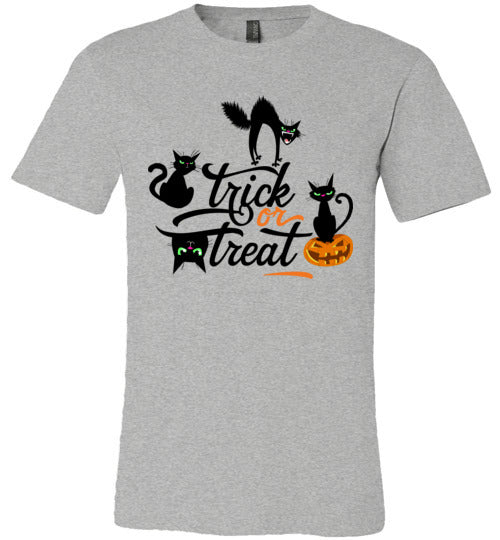 Trick or Treat with Cattitude Adult & Youth T-Shirt