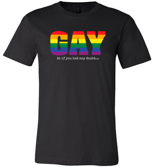Gay, As If You Had Any Doubt Adult & Youth T-Shirt