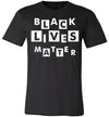 Black Lives Matter Block Letters Men's T-Shirt