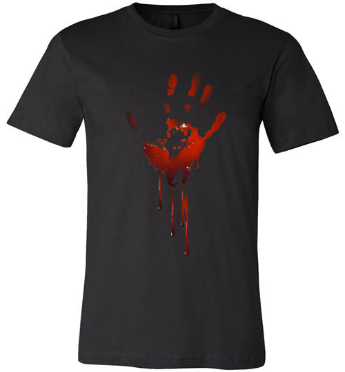 Creepy Bloody Hand Adult & Youth T-Shirt