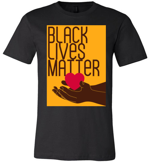 Black Lives Matter Healing Heart Men's T-Shirt