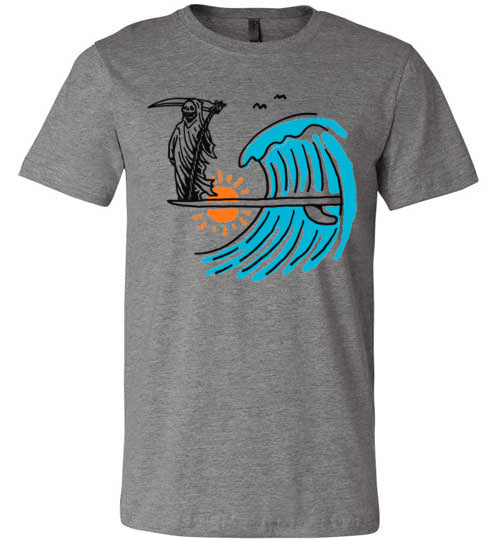 Death Enjoys Surfing Too Men's T-Shirt