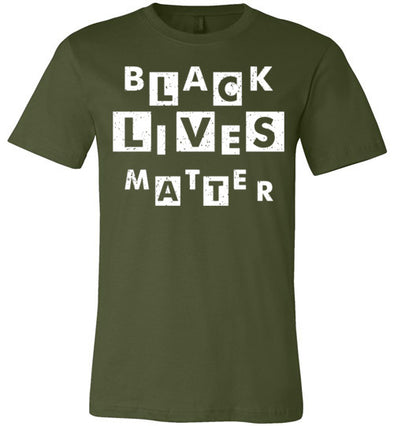 Black Lives Matter Block Letters Men's T-Shirt
