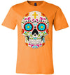 Dia de los Muertos Skull with Cross Adult & Youth T-Shirt