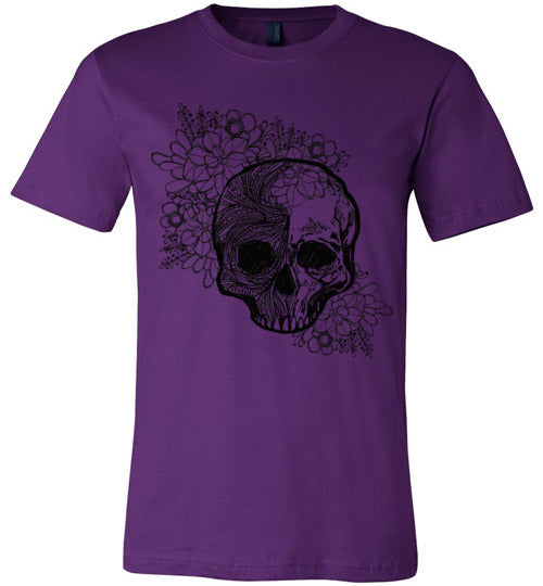 Cool Retro Skull Adult & Youth T-Shirt