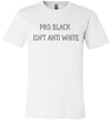 Pro Black Isn't Anti White Men's T-Shirt