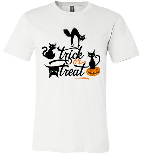Trick or Treat with Cattitude Adult & Youth T-Shirt