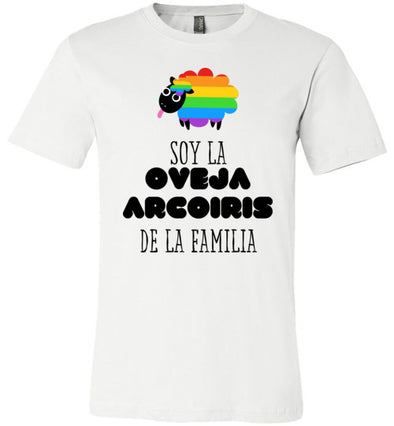 Soy la Oveja Arcoiris de la Familia Adult & Youth T-Shirt