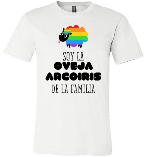 Soy la Oveja Arcoiris de la Familia Adult & Youth T-Shirt