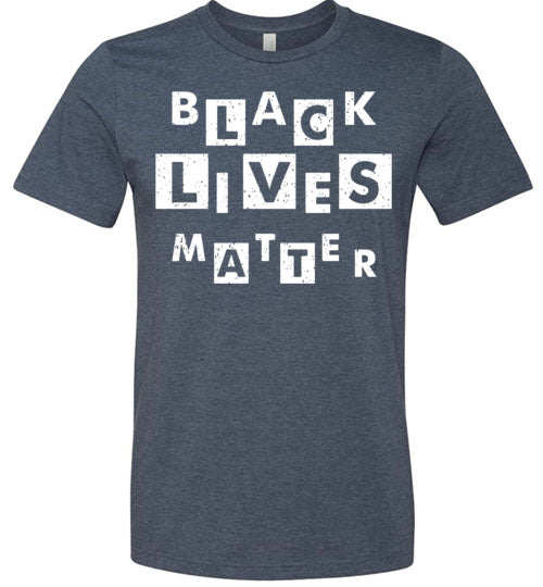 Black Lives Matter Block Letters Men's T-Shirt