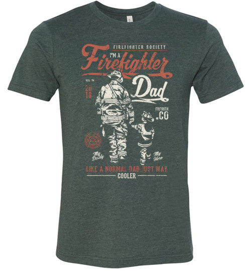 Firefighter Dad Men's T-Shirt
