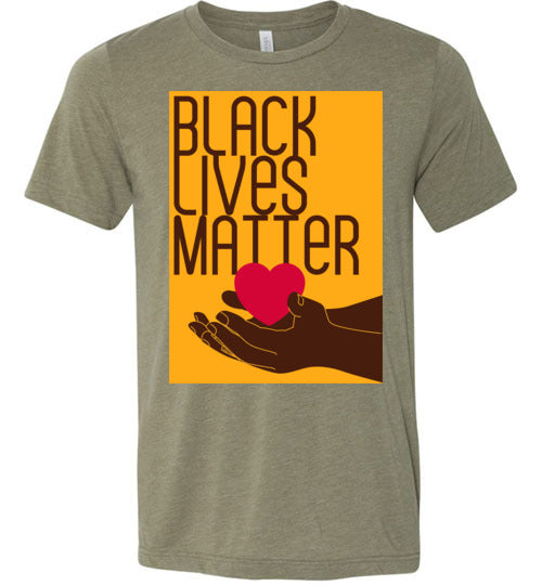 Black Lives Matter Healing Heart Men's T-Shirt