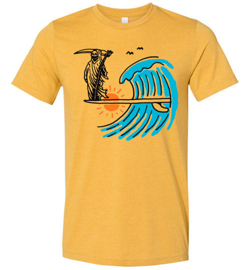 Death Enjoys Surfing Too Men's T-Shirt
