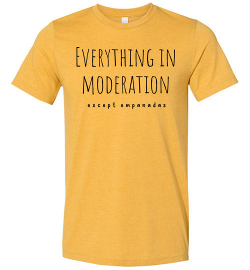 Everything in Moderation - Except Empananadas Adult & Youth T-Shirt