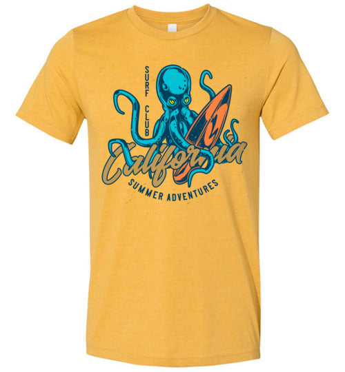 Surf Club Octopus Men's T-Shirt