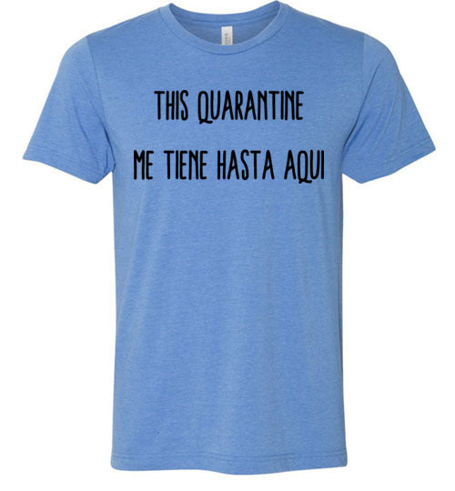 This Quarantine me tiene hasta Aquí­ Adult & Youth T-Shirt