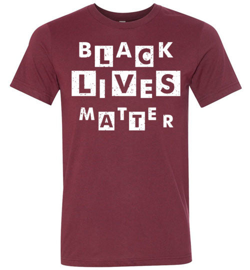 Black Lives Matter Block Letters Men's T-Shirt