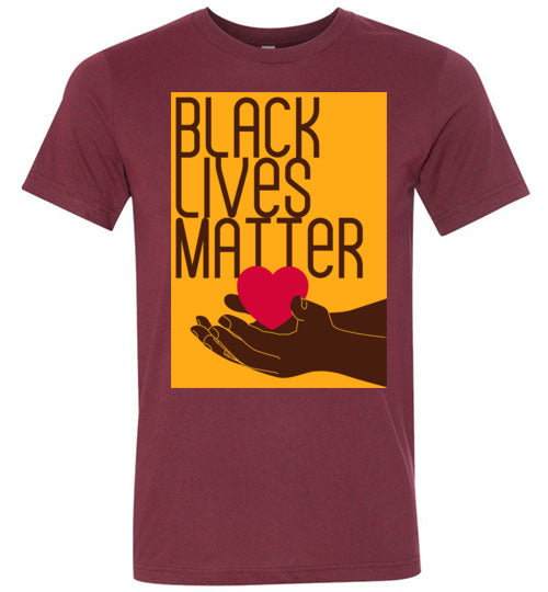 Black Lives Matter Healing Heart Men's T-Shirt