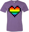 Pixelated Pride Heart Adult & Youth T-Shirt