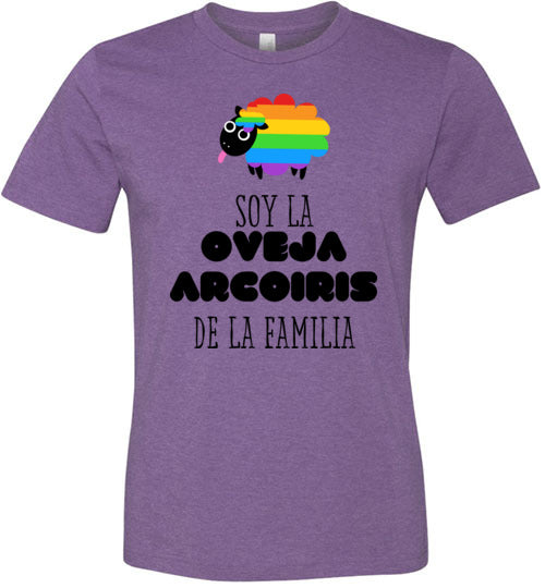 Soy la Oveja Arcoiris de la Familia Adult & Youth T-Shirt