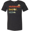 Husband, Daddy, Hero Men's T-Shirt