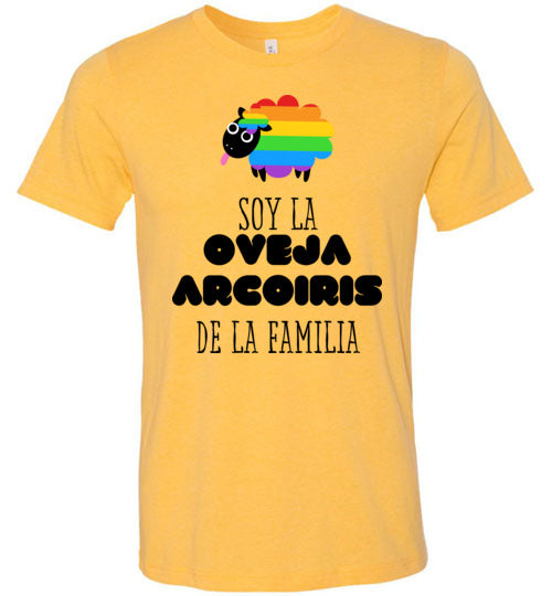 Soy la Oveja Arcoiris de la Familia Adult & Youth T-Shirt