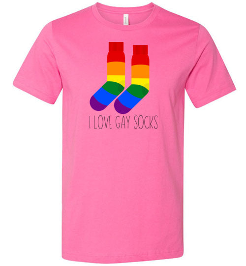 I Love Gay Socks Adult & Youth T-Shirt