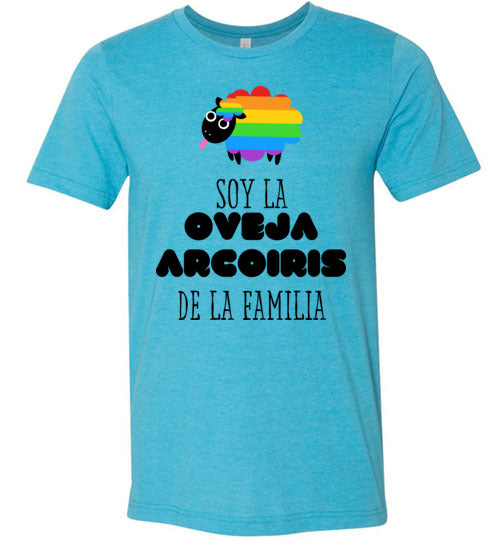 Soy la Oveja Arcoiris de la Familia Adult & Youth T-Shirt