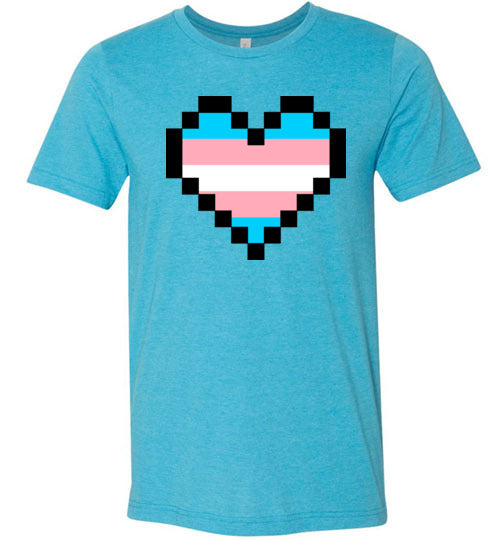 Trans Pixel Heart Adult & Youth T-Shirt