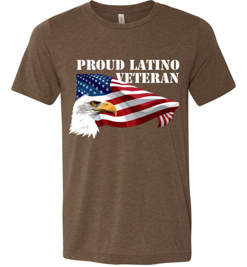Proud Latino Veteran Adult & Youth T-Shirt