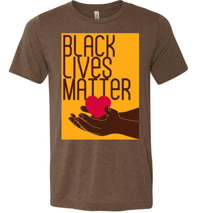 Black Lives Matter Healing Heart Men's T-Shirt