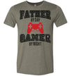 Father By Day Gamer By Night Men's T-Shirt