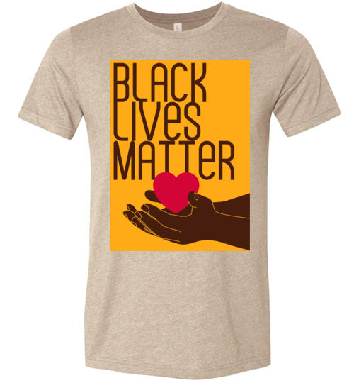 Black Lives Matter Healing Heart Men's T-Shirt