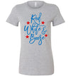 Red White And Booze Women's Slim Fit T-Shirt