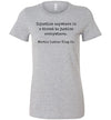 Injustice Anywhere Is A Threat To Justice Everywhere Women's Slim Fit T-Shirt