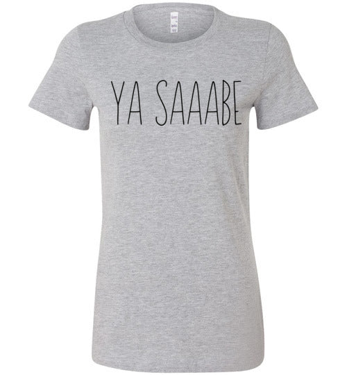 Ya Saaabe Women's Slim Fit T-Shirt