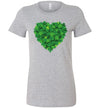 Green Love Women's Slim Fit T-shirt