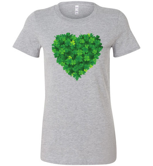Green Love Women's Slim Fit T-shirt