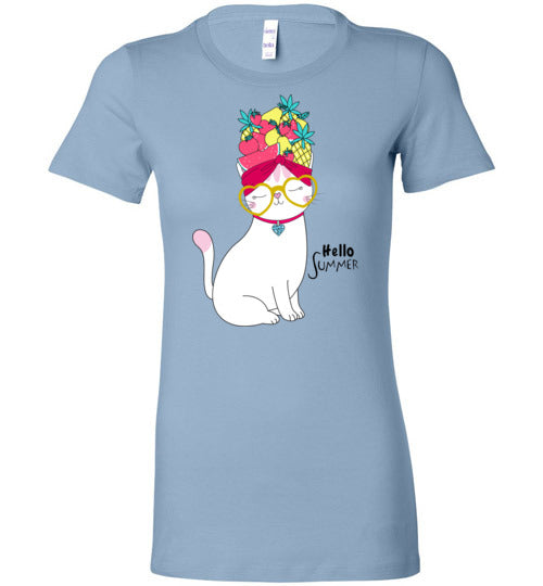 Summer Kitty Women's Slim Fit T-Shirt