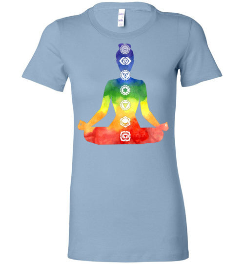 Chakra Meditation Women's Slim Fit T-Shirt