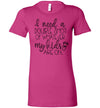 I Need a Double Shot Women's Slim Fit T-Shirt