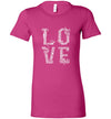 With Love Women’s Slim Fit T-Shirts